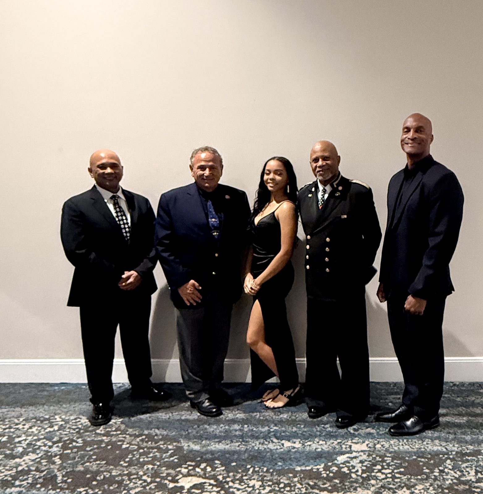 The AMVETS Department of Hawaii delegation in formal dress at the convention banquet.