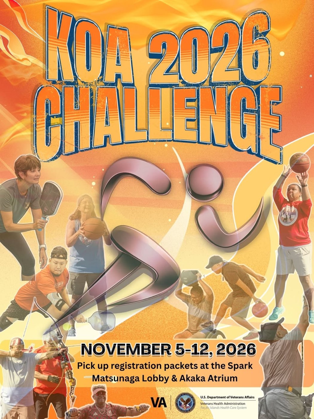 Official Koa Challenge 2026 flyer — November 5–12, 2026